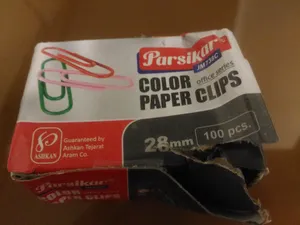 تجریه خرید گیره کاغذ پارسیکار مدل JM738 بسته 100 عددی