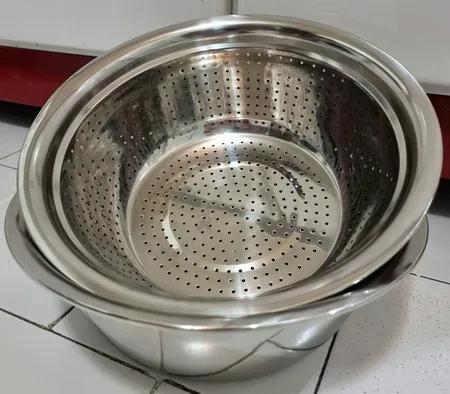 ست آبکش و لگن کد AL32 مجموعه 2 عددی