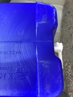 یخدان سفری کیش ترموس مدل شیردار گنجایش 38 لیتر