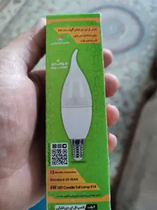 تجریه خرید لامپ اس ام دی 6 وات پارس شعاع توس مدل اشکی مات بسته 10 عددی