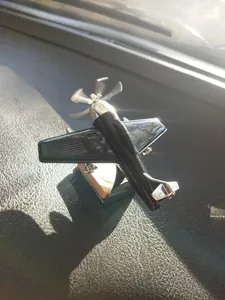 تجریه خرید خوشبو کننده خورشیدی خودرو طرح هواپیما نقره ای ملخی مدل AF1008