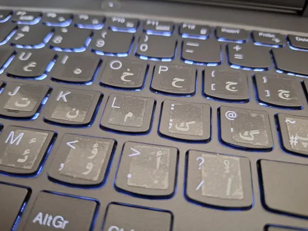 برچسب حروف فارسی کیبورد مدل AS