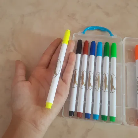 ماژیک رنگ آمیزی 12 رنگ هپو مدل rs کد 3030