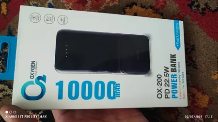 پاوربانک اکسیژن مدل OX-200 ظرفیت 10000 میلی آمپر ساعت