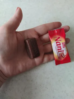 شکلات مغز دار نانی شیرین عسل -800 گرم بسته 100 عددی