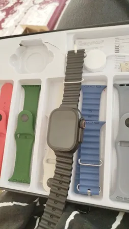 ساعت هوشمند 46 میلی متری مدل SEVEN PLUS IN ONE 1+7 بند سیلیکونی