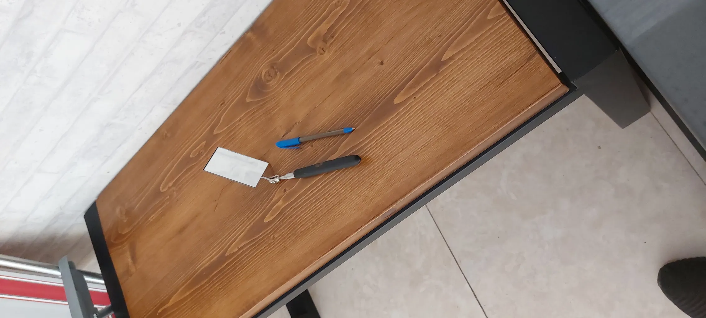 آینه مکانیکی مدل آیس راک طرح مستطیل کد YPP-MOSTATIL-50x90MM