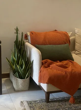 شال مبل طرح pk سایز 170 × 140 سانتی متر