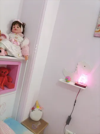 شلف دیواری اتاق کودک مدل دایناسور