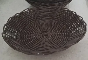 تجریه خرید سبد حصیر بافی ارغوان سازان مدل ترمه مجموعه 3 عددی