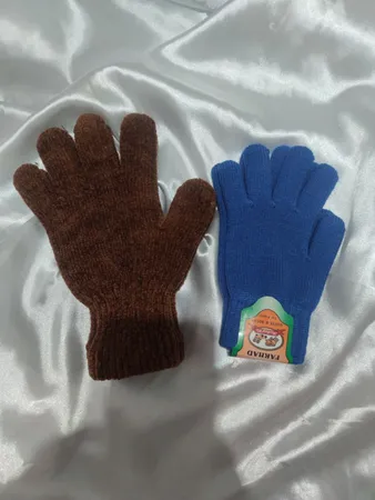 دستکش بافتنی دخترانه کد 3030