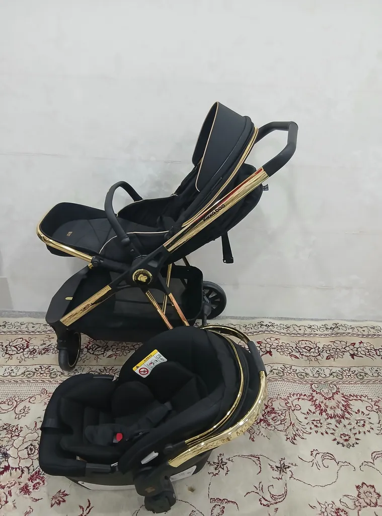 ست کالسکه و کریر کیکابو مدل sierra به همراه ساک لوازم