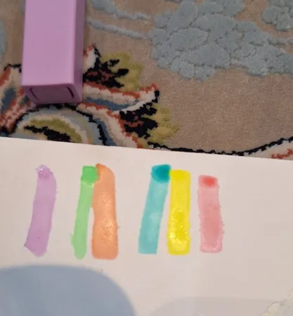 ماژیک علامت گذار ژیخوآ مدل پاستیلی بسته 6 عددی