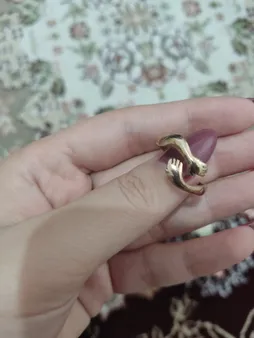 انگشتر دخترانه مدل آغوش