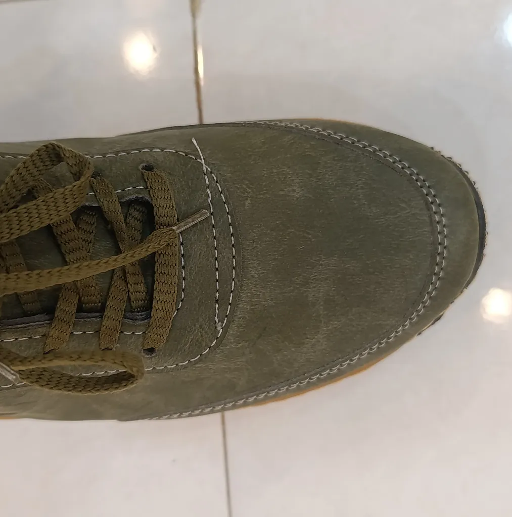 نیم بوت مردانه مدل 209008623 کوهستان طرح کلوین رنگ سبز تیره