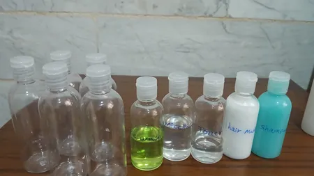 بطری و محفظه کرم مدل F مجموعه 5 عددی