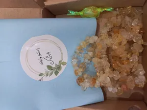 تجریه خرید ریسه سنگ سیترین مدل نامنظم کد 01