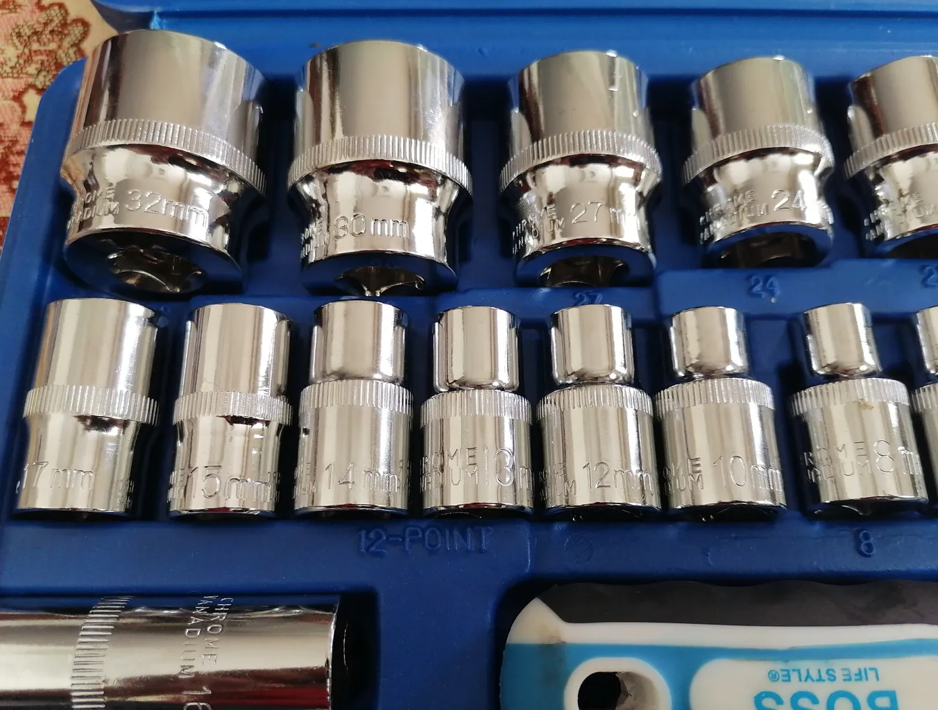 آچار بکس باس مدل BS-33 مجموعه 33 عددی