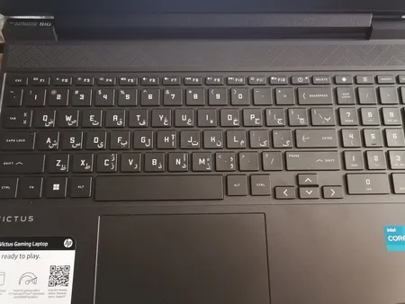 برچسب حروف فارسی کیبورد کد ۰۰۲