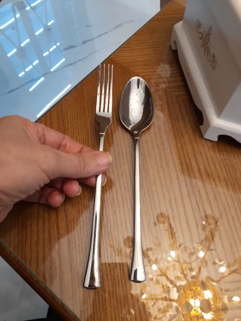 قاشق و چنگال جی فی نی کد 04 ست 1 نفره