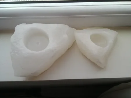 جا شمعی سنگ نمک مدل MT402