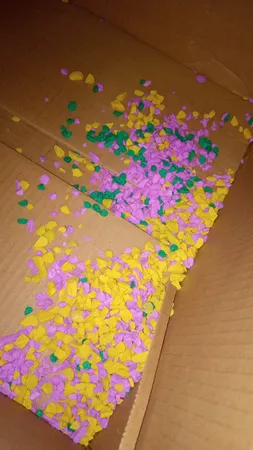 شن رنگی تزیینی مدل 106 وزن 500 گرم 6 عددی