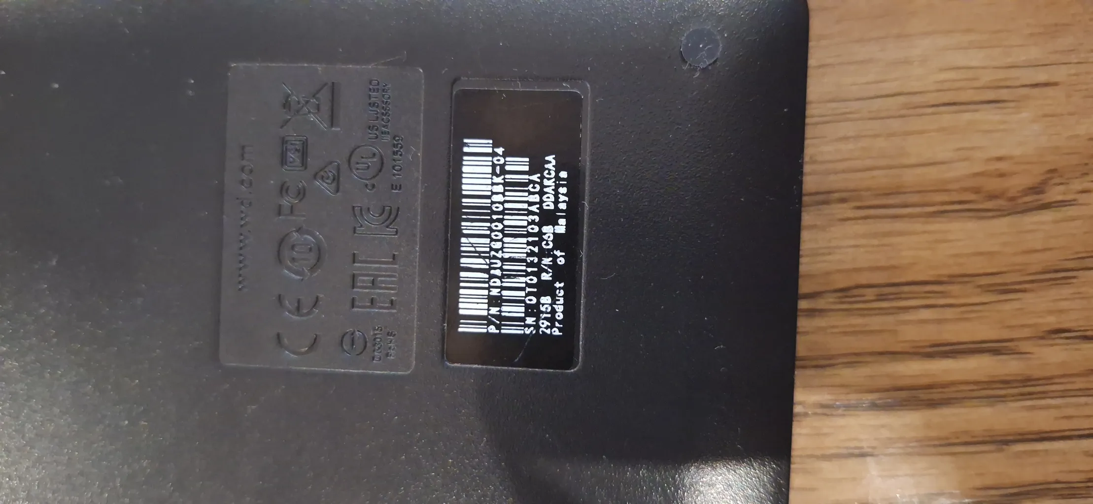 هارد اکسترنال وسترن دیجیتال مدل Elements ظرفیت یک ترابایت دارای رابط USB Type-A 3.0