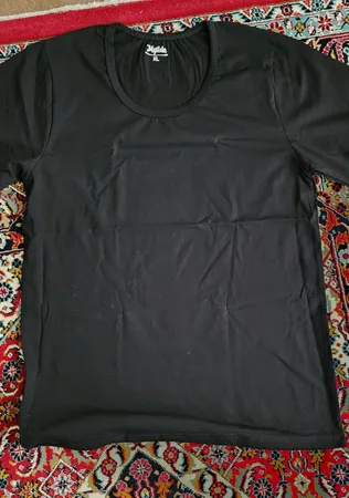 زیرپوش آستین دار مردانه ماییلدا مدل پنبه ای کد 4710 رنگ مشکی