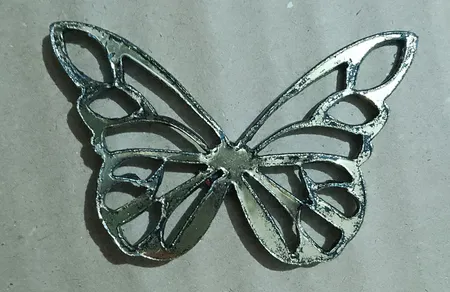 آینه طرح پروانه آرام