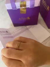 تجریه خرید انگشتر طلا 18 عیار زنانه بان گالری مدل جانان سایز 53