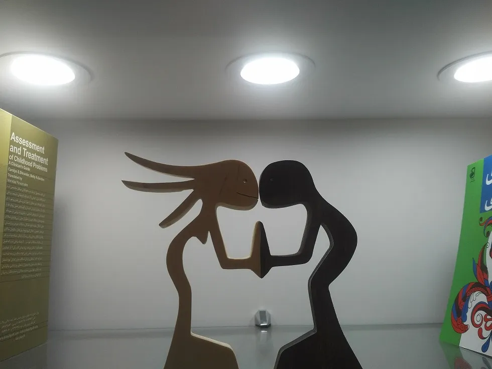 مجسمه طرح آدمک مدل ab20 مجموعه دو عددی