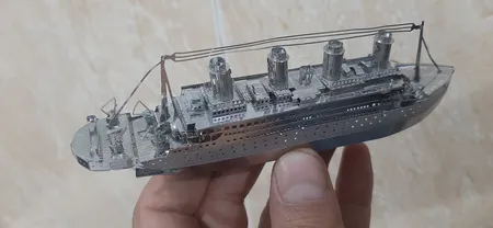 پازل سه بعدی فلزی مدل کشتی تایتانیک