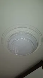 چراغ سقفی 36 وات مودی مدل دوطبقه دور کریستالی