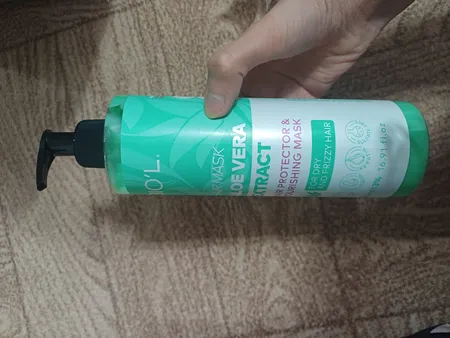 ماسک مو بیول مدل آلوئه ورا حجم 500 میلی لیتر