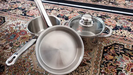 ست ظرف غذای کودک پارس استیل مدل Metal Handle