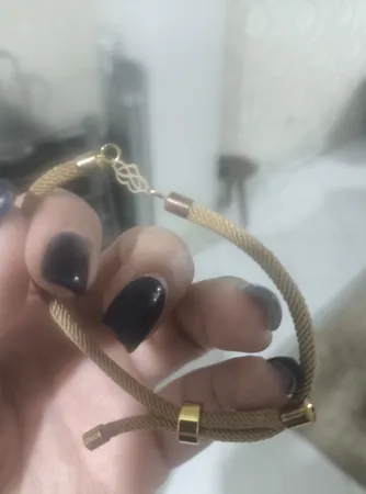 دستبند طلا 18 عیار زنانه مدل قلب و بی نهايت