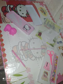 ست میز تحریر و صندلی طرح کیتی