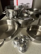 تجریه خرید سرویس پخت و پز 8 پارچه پارس استیل مدل سه لایه کد 08