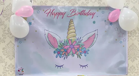 بنر تولد طرح یونیکورن کد 058