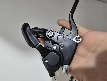 دسته دنده دوچرخه مدل کلاجدار خفاشی 8SP بسته 2 عددی