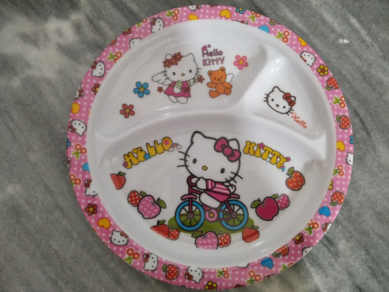 ظرف غذای کودک کسری یزد طرح Hello Kitty