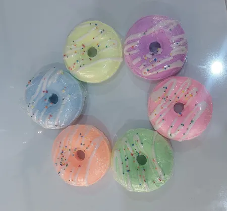 کوکتل پدیکور اور مدل دونات وزن 130 گرم بسته 6 عددی