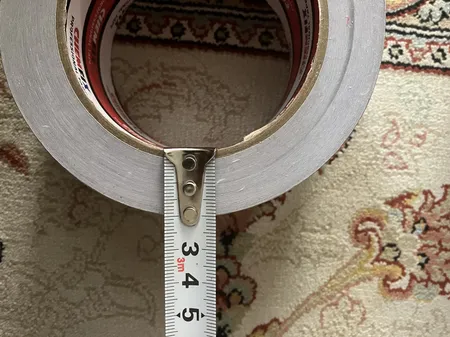 نوار چسب آلومینیوم چمفیکس مدل N25 عرض سانتی متر