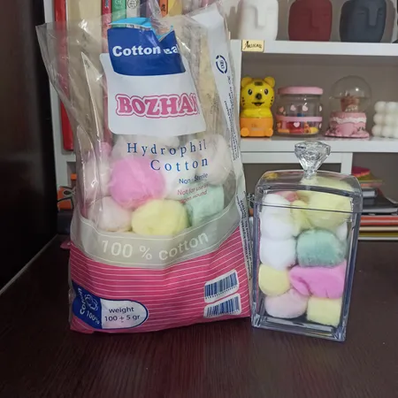 پنبه آرایشی پنبه هیدروفیل بوژان مدل 27004 وزن 100 گرم