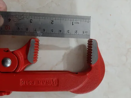 آچار لوله گیر ایران پتک مدل 001 سایز 1.5 اینچ