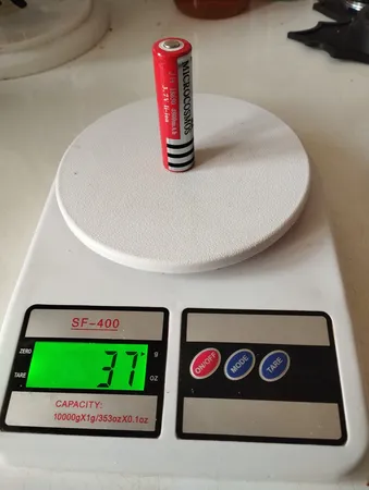 باتری لیتیوم یون قابل شارژ اولترا فایت مدل 18650 ظرفیت 6800 میلی آمپر ساعت بسته دو عددی