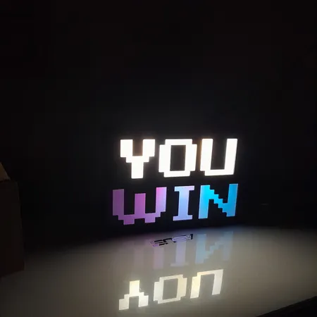آیکون لایت گیم لند پلاس مدل YOU WIN
