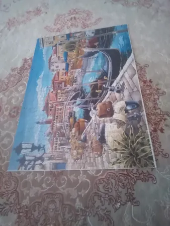 پازل 1000 تکه ایران پازل طرح شهر آبی