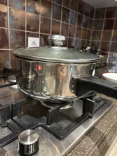 تجریه خرید در قابلمه پارس استیل کد 220 سایز 22