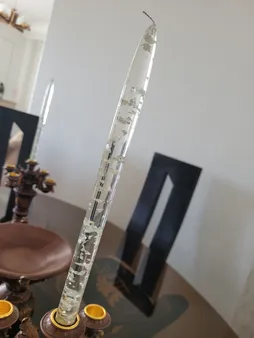 شمع مدل کریستالی کد 071 بسته  2 عددی